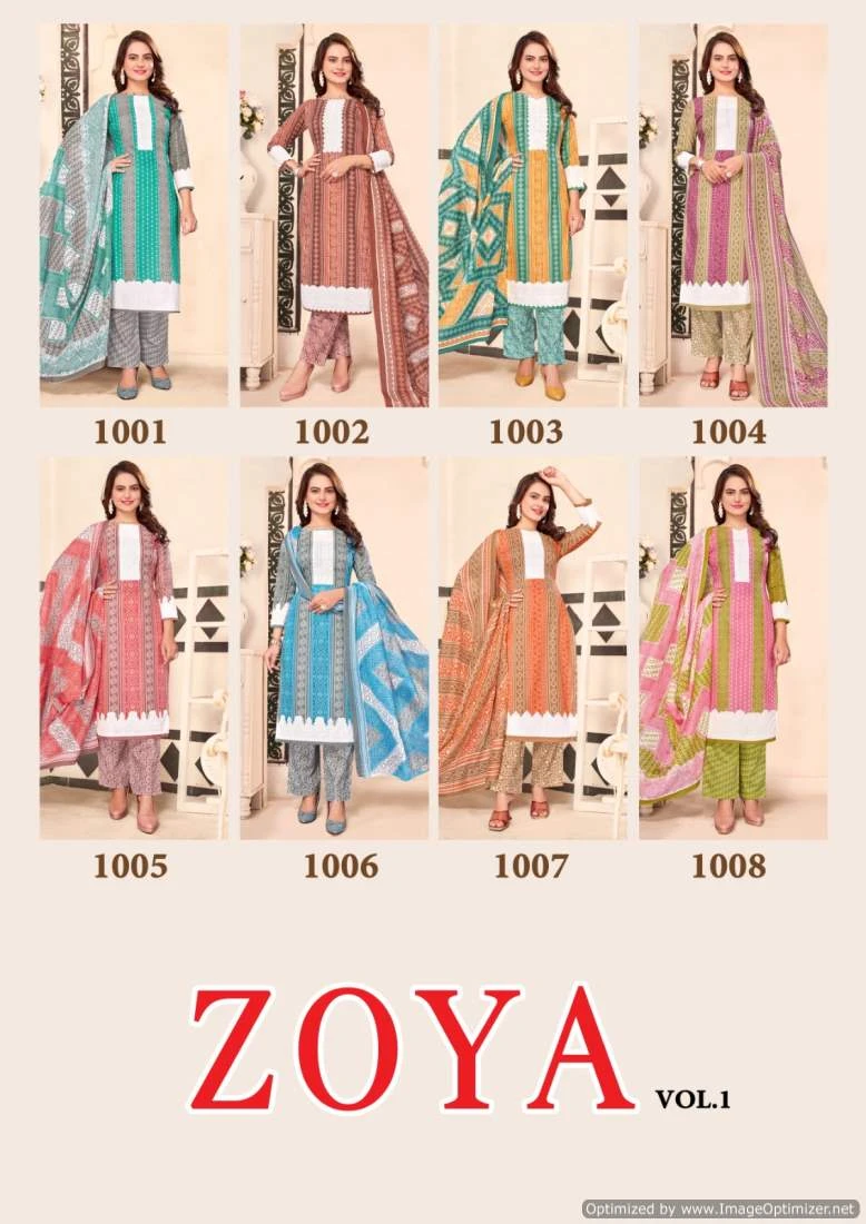 Ganeshji Zoya Vol-1 - Dress Material